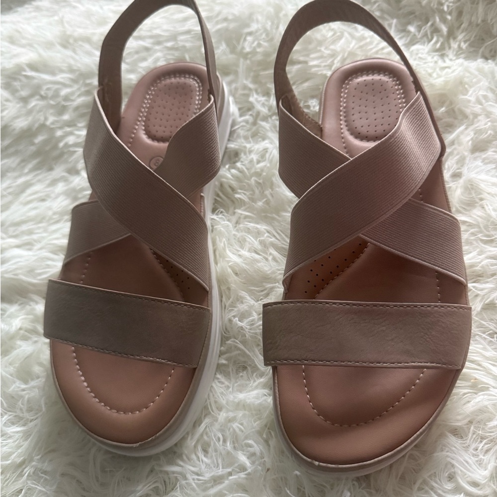 Elegant Tan Women's Sandals